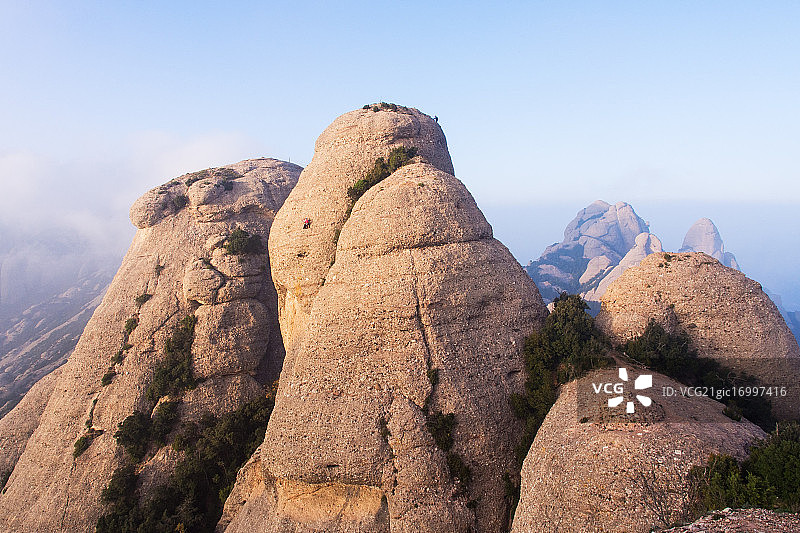 蒙塞拉特攀岩图片素材