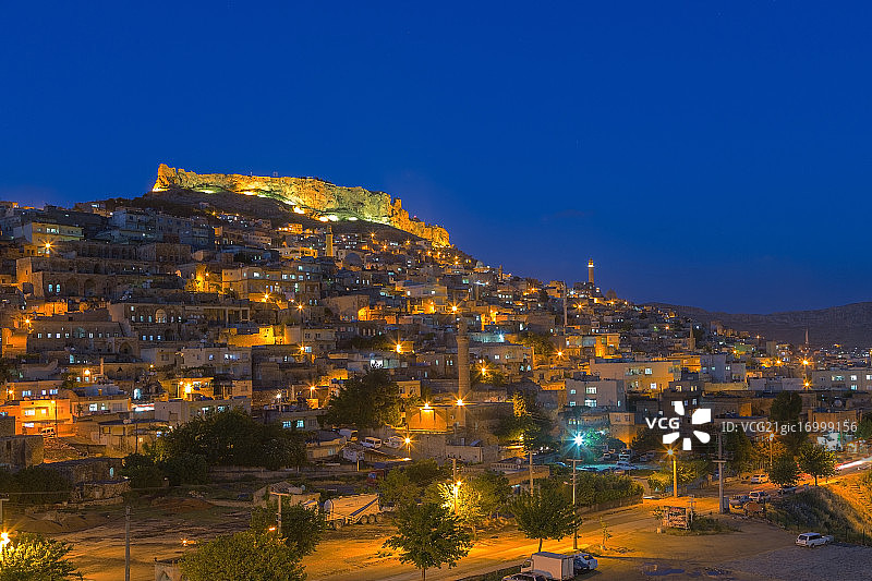 土耳其马尔丁的暮光时刻图片素材