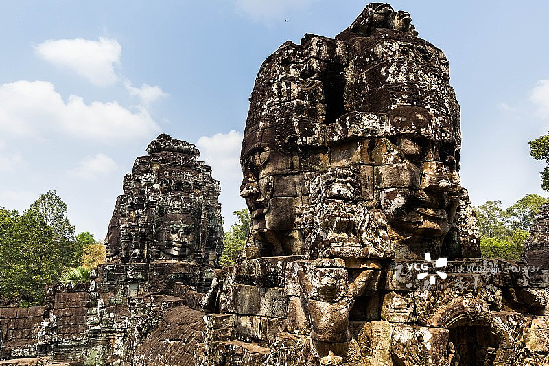 巴戎寺的面容图片素材
