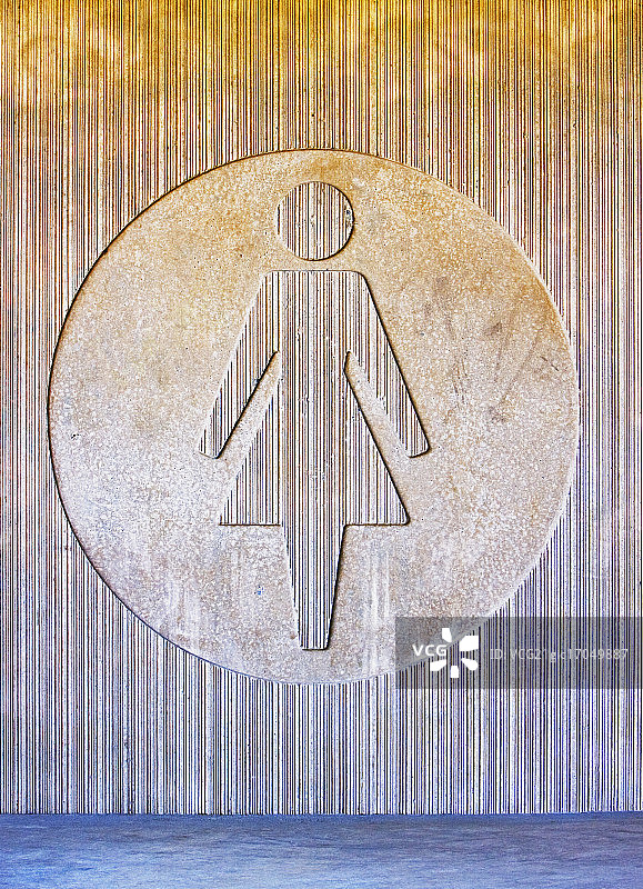 女士洗手间标志图片素材