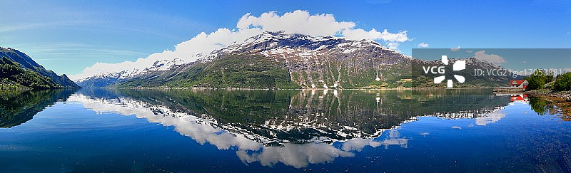 挪威哈当厄尔峡湾风光图片素材