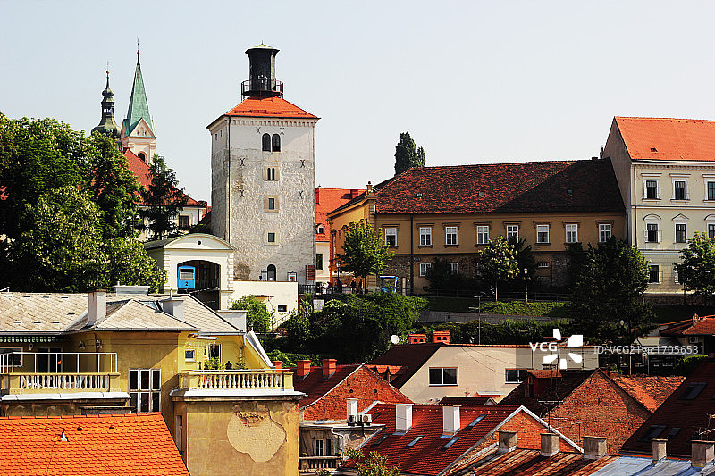 萨格勒布上城区图片素材