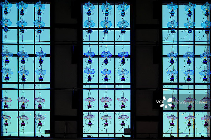 小樽的灯窗图片素材