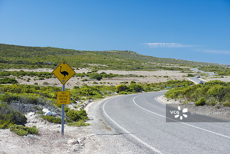 鸸鹋穿越标志图片素材