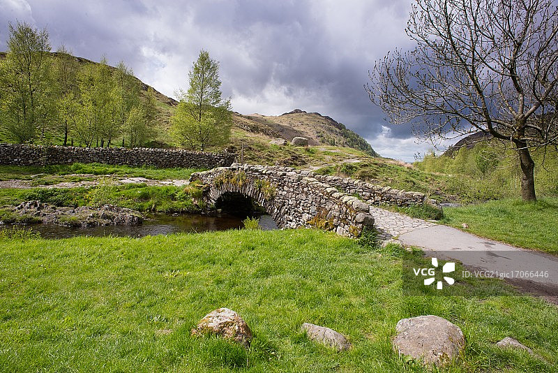 坎布里亚郡沃特恩德拉斯桥图片素材