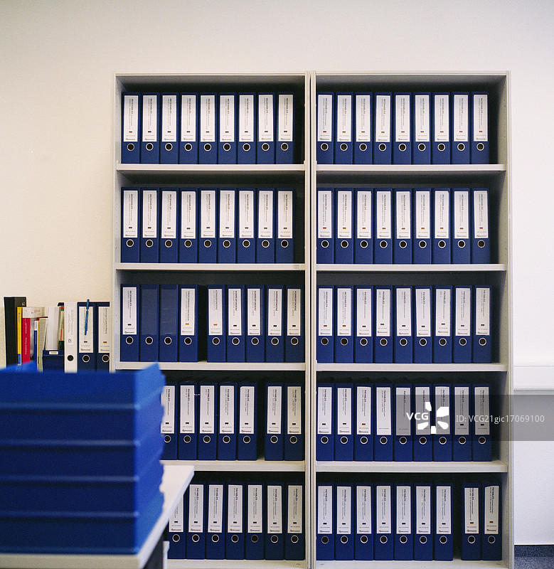 有组织的归档架图片素材