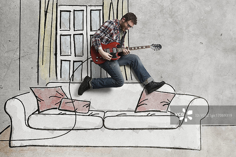 人弹吉他图片素材