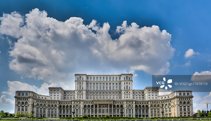 罗马尼亚布加勒斯特：人民宫图片素材