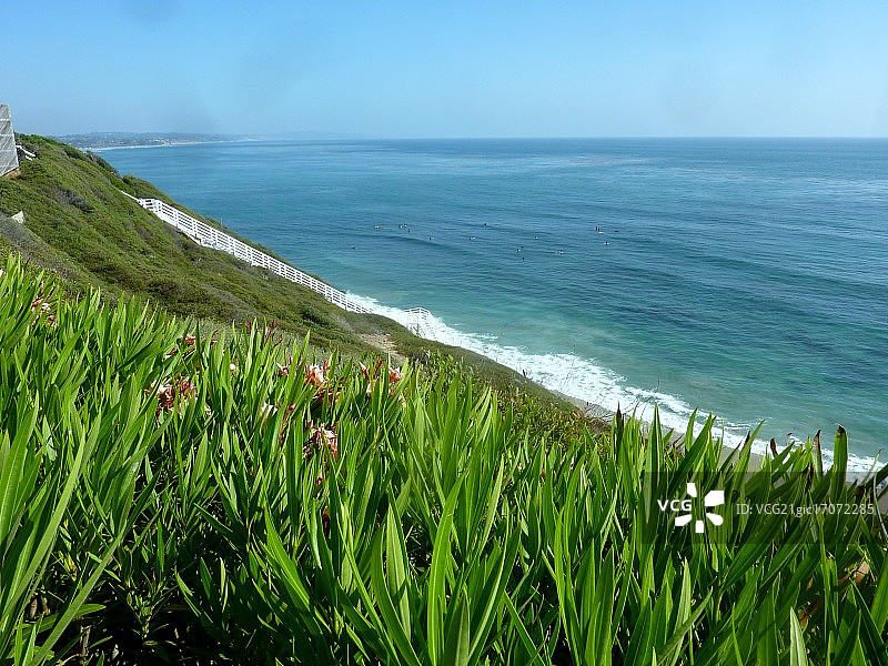 俯瞰太平洋图片素材