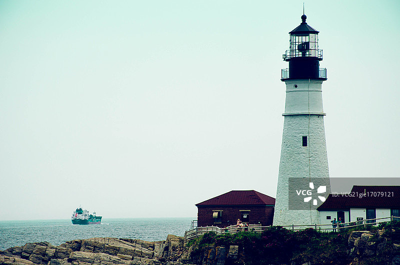波特兰灯塔图片素材