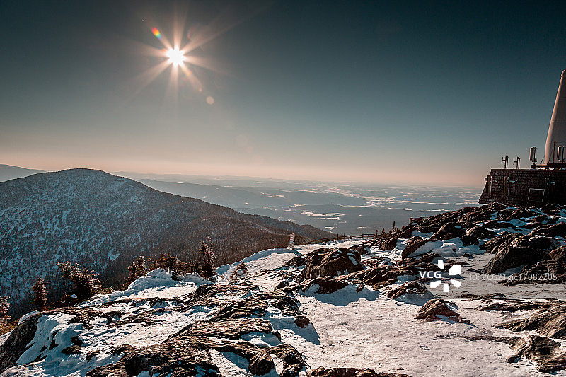 杰伊峰顶视图图片素材