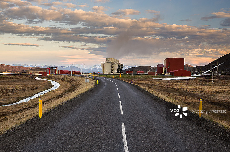 克拉夫拉地热发电厂图片素材