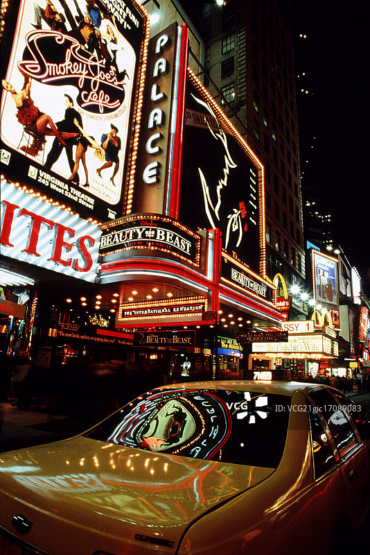 纽约市剧院区图片素材