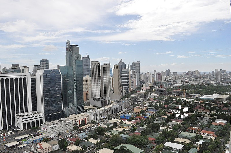 马卡蒂天际线图片素材