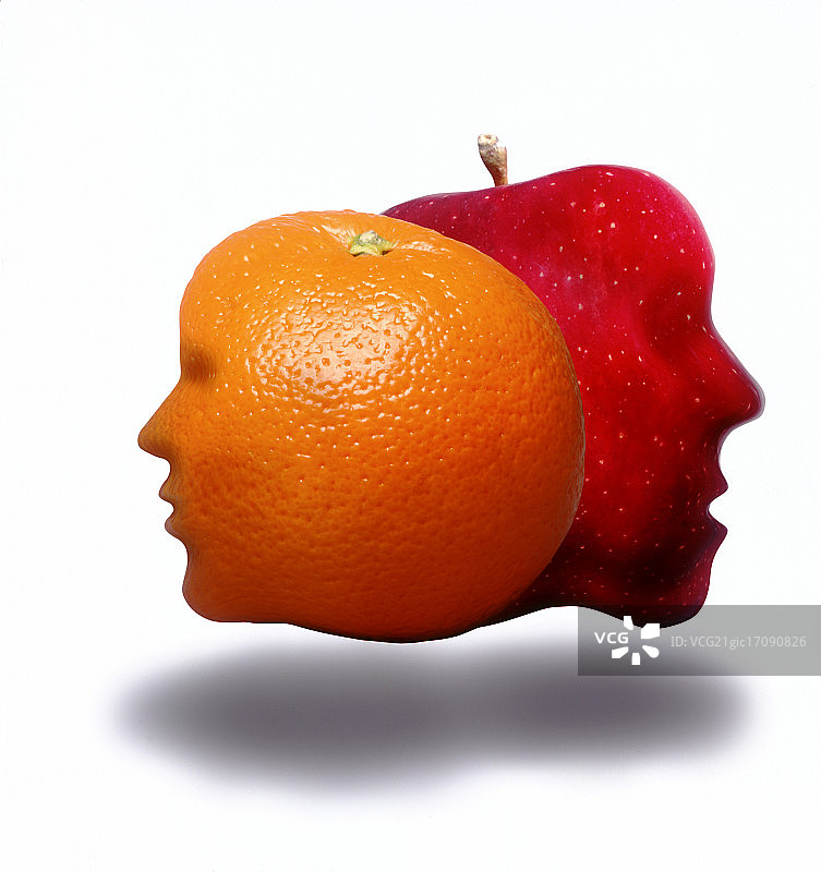 苹果和橙子图片素材
