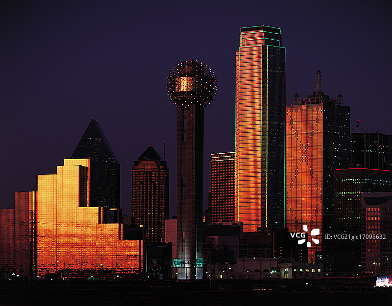 达拉斯 Reunion 塔图片素材