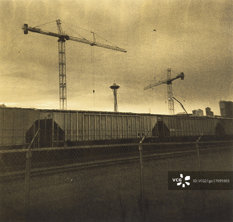 凯文·克鲁夫的太空针塔工业场景图片素材