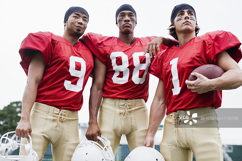 大学生橄榄球运动员图片素材