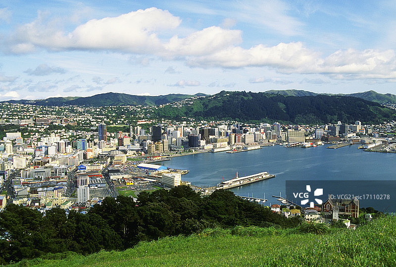 惠灵顿和海港图片素材