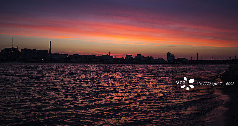 第聂伯河日落图片素材