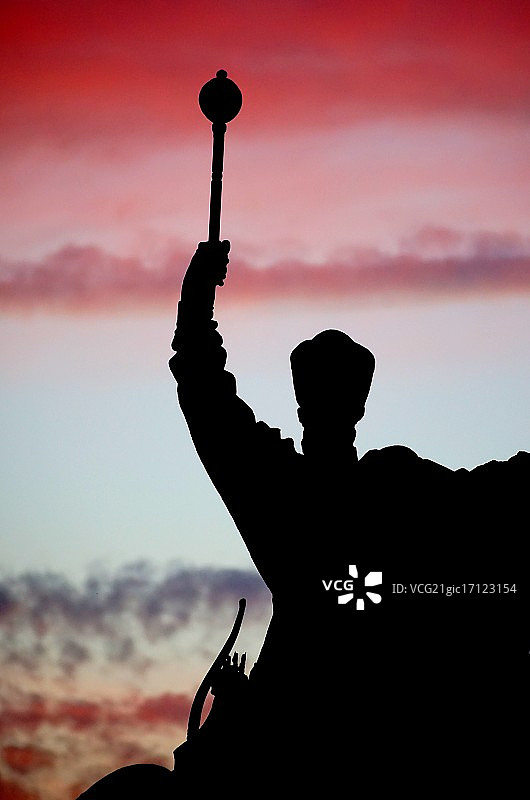 日落纪念碑图片素材