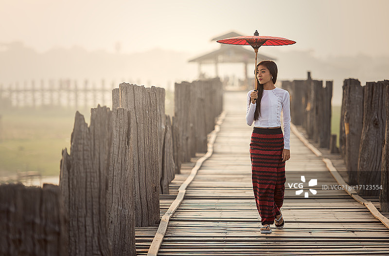 缅甸妇女图片素材