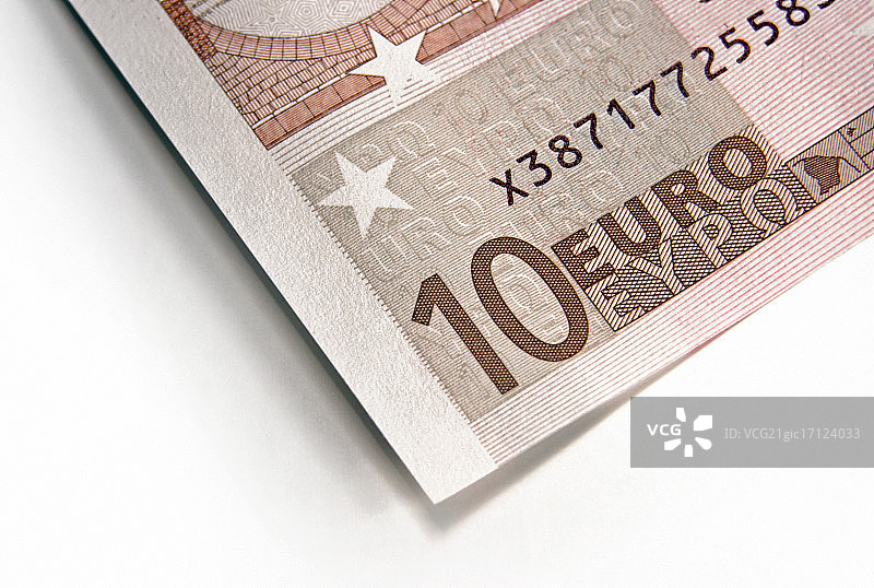 欧元残片图片素材