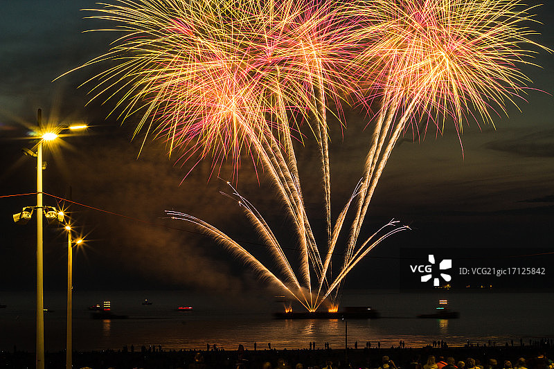 斯海弗宁恩烟花秀图片素材