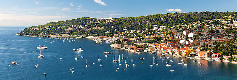 法国里维埃拉滨海自由城和尼斯海岬图片素材