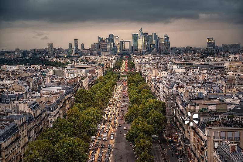 巴黎格兰德阿尔梅大街图片素材