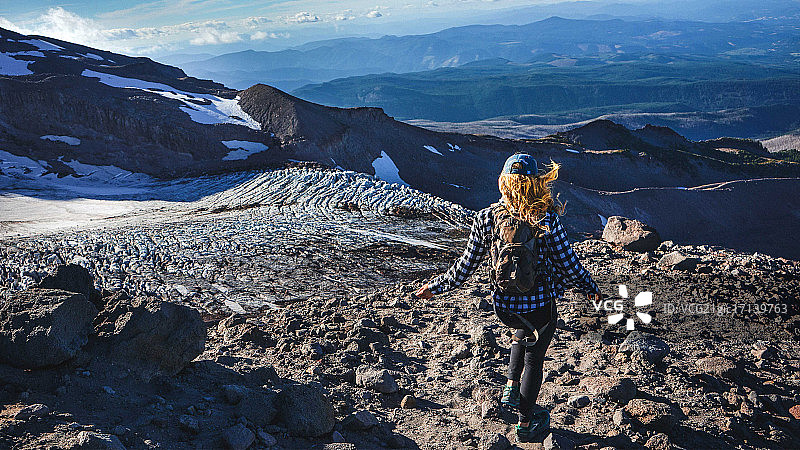 库珀山滑降图片素材