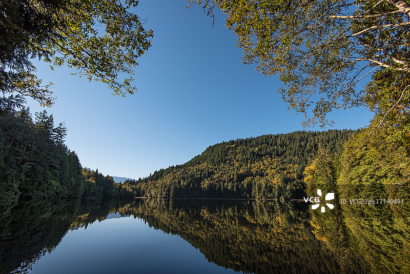 爱丽丝湖的日出图片素材