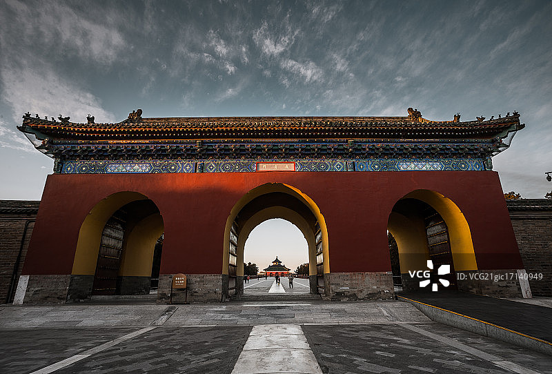 天坛成贞门图片素材