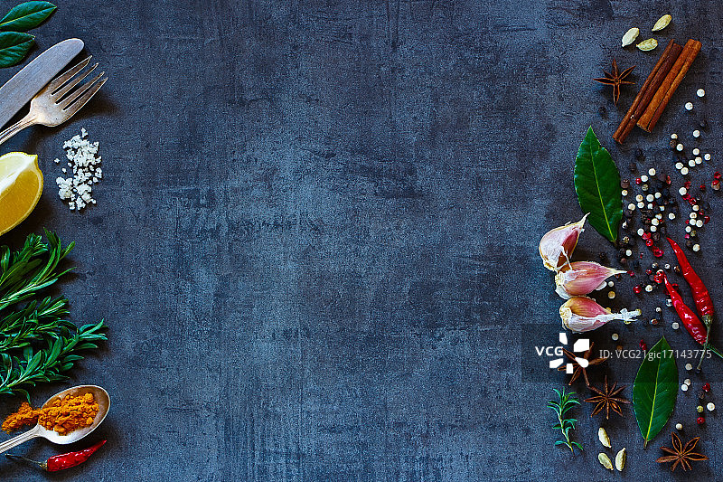 香草和香料的选择图片素材