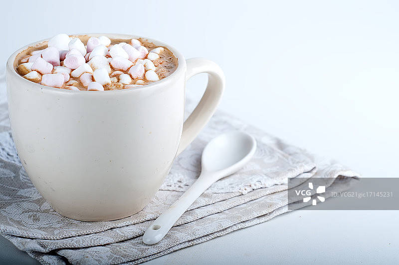 棉花糖热可可图片素材