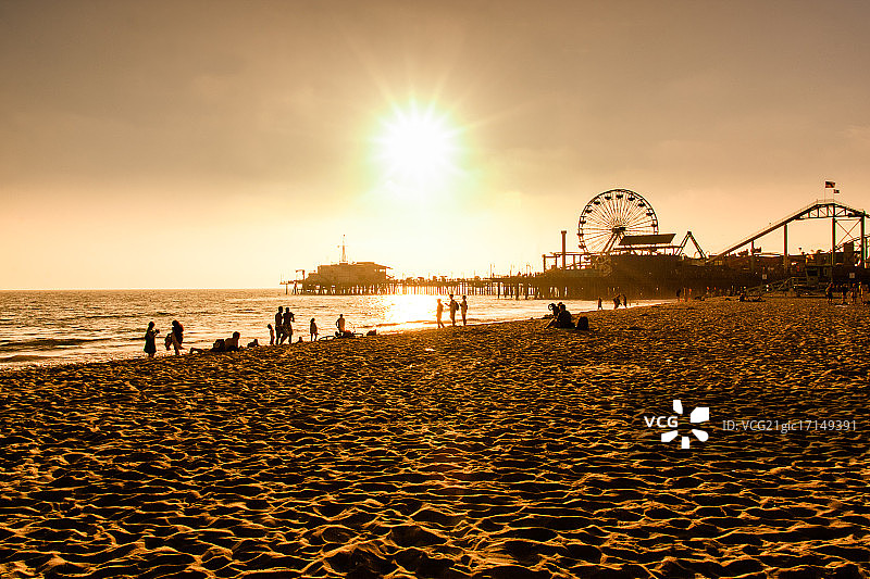 美国圣莫尼卡图片素材