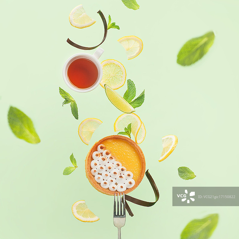 柠檬挞图片素材
