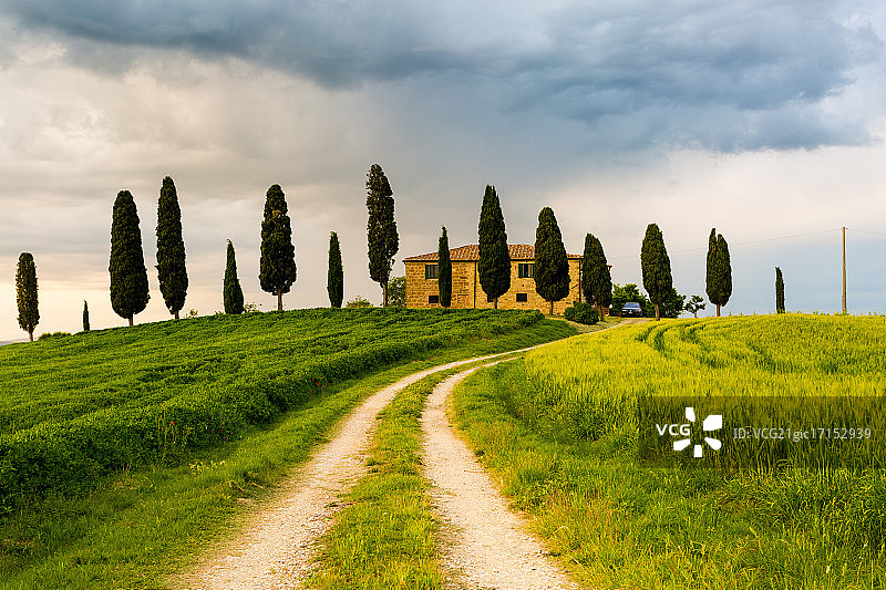 意大利托斯卡纳瓦尔道尔恰图片素材