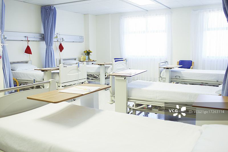 空病房已准备好的床位图片素材