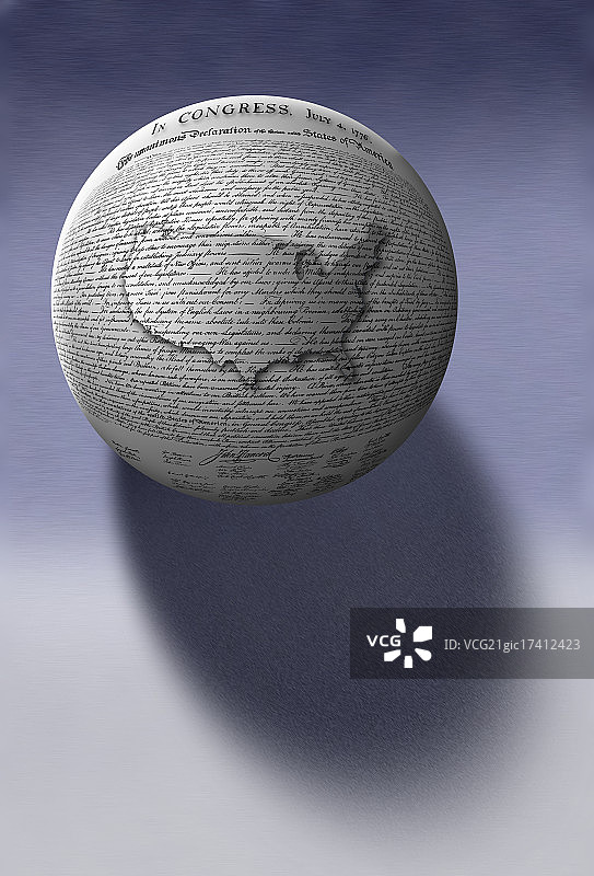 环绕地球的独立宣言图片素材