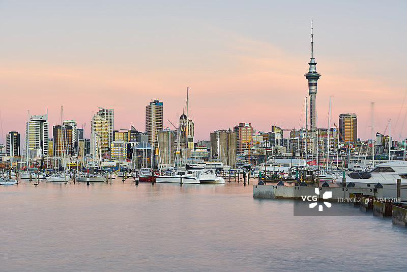 奥克兰帆船码头图片素材