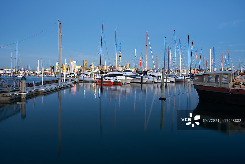 奥克兰帆船码头图片素材