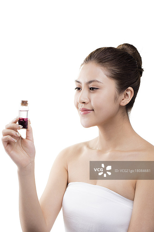 青年女人美容肖像图片素材