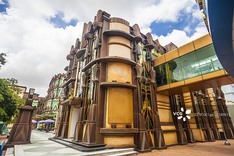 澳门渔人码头景观图片素材