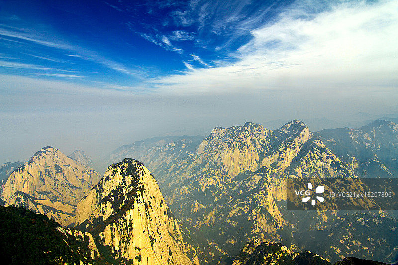 陕西省华阴市华山图片素材