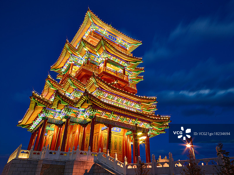 京西定都阁图片素材