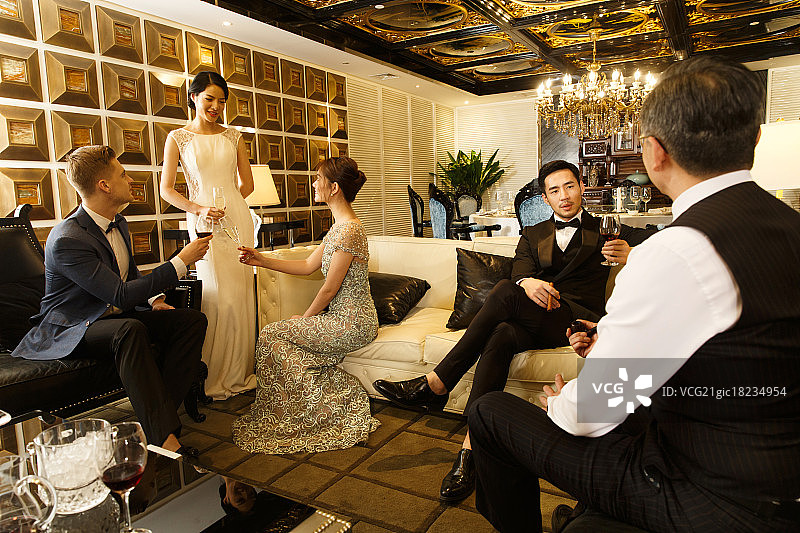 商务人士聚会图片素材