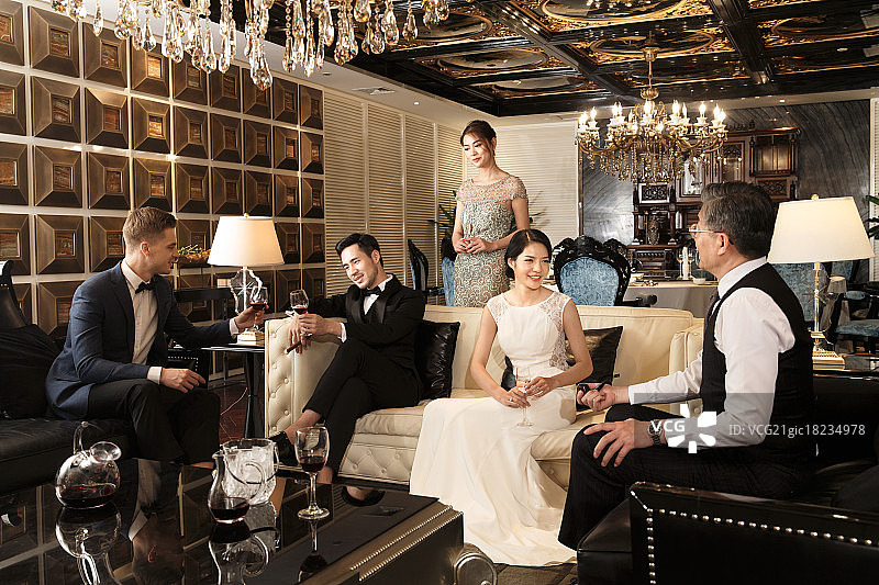 商务人士聚会图片素材