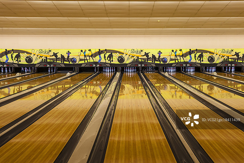 保龄球场图片素材