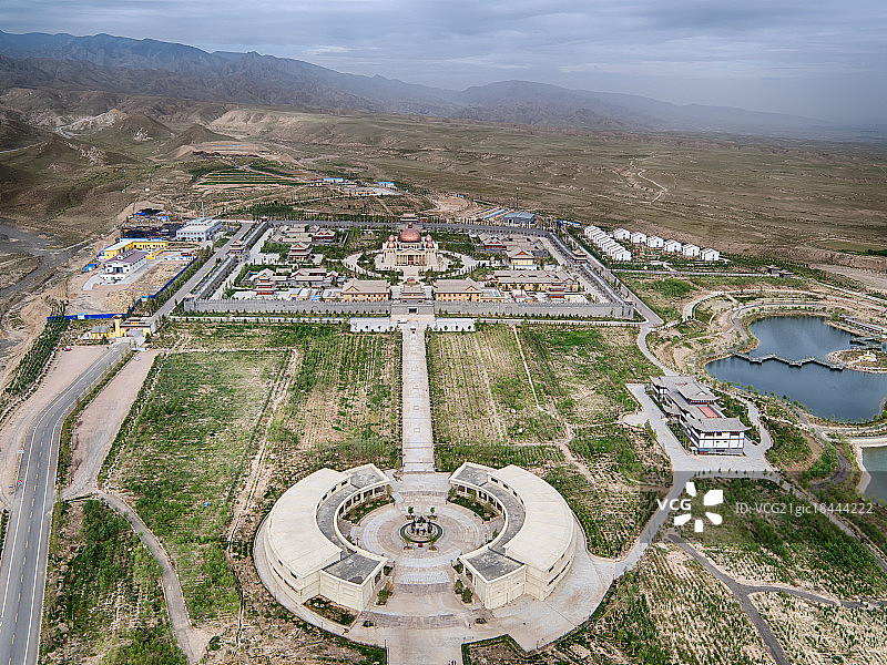 甘肃金昌永昌骊靬古城金山寺图片素材